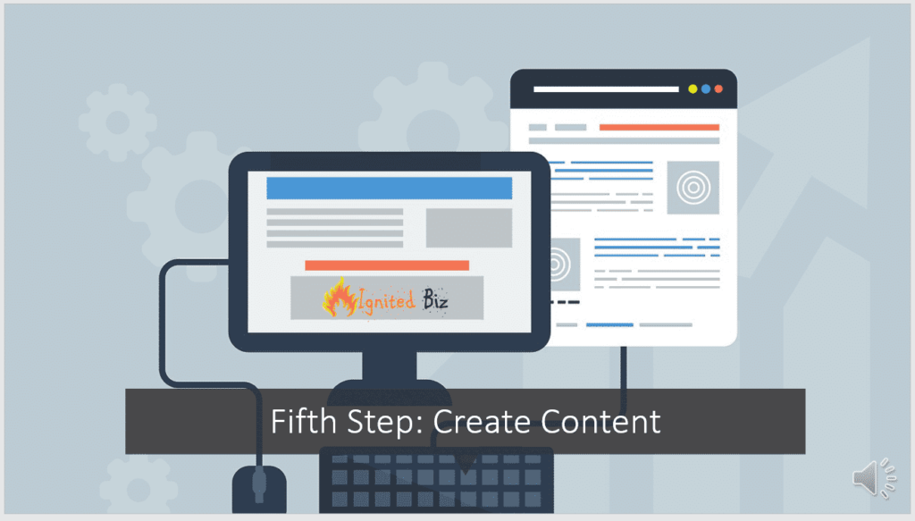 Step Five Content is Kind Creating Content