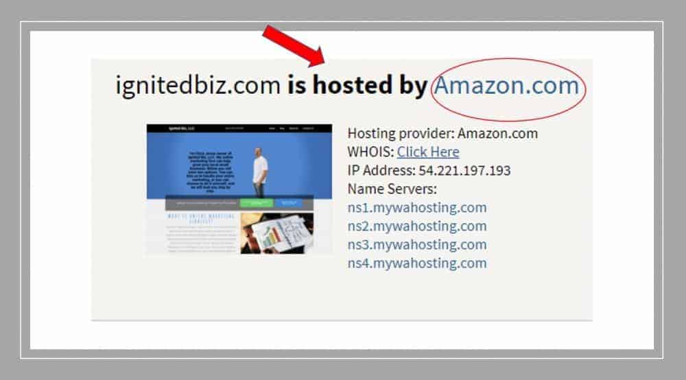 amazon web hosting