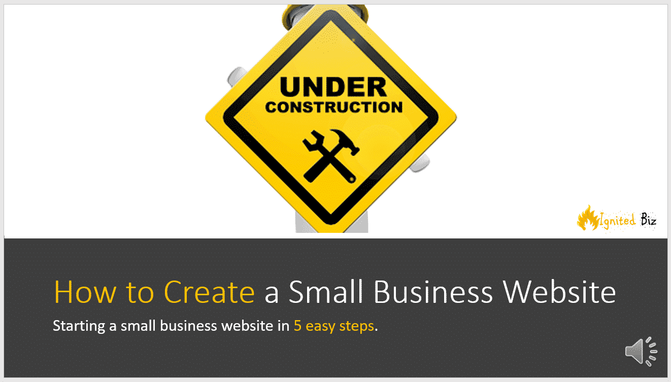 How To Create A Small Business Website