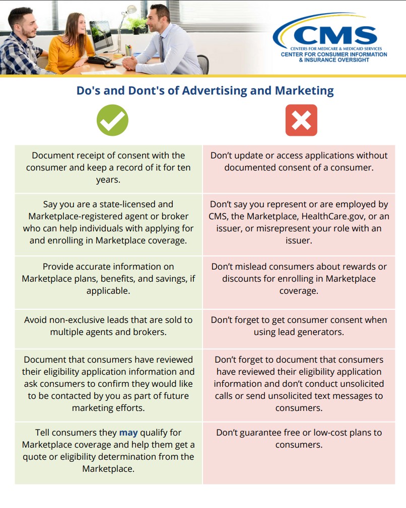 medicare agent marketing dos and donts